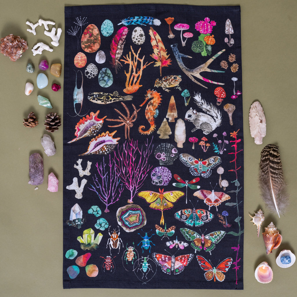 Tea Towel- Specimens – Betsy St. Clair