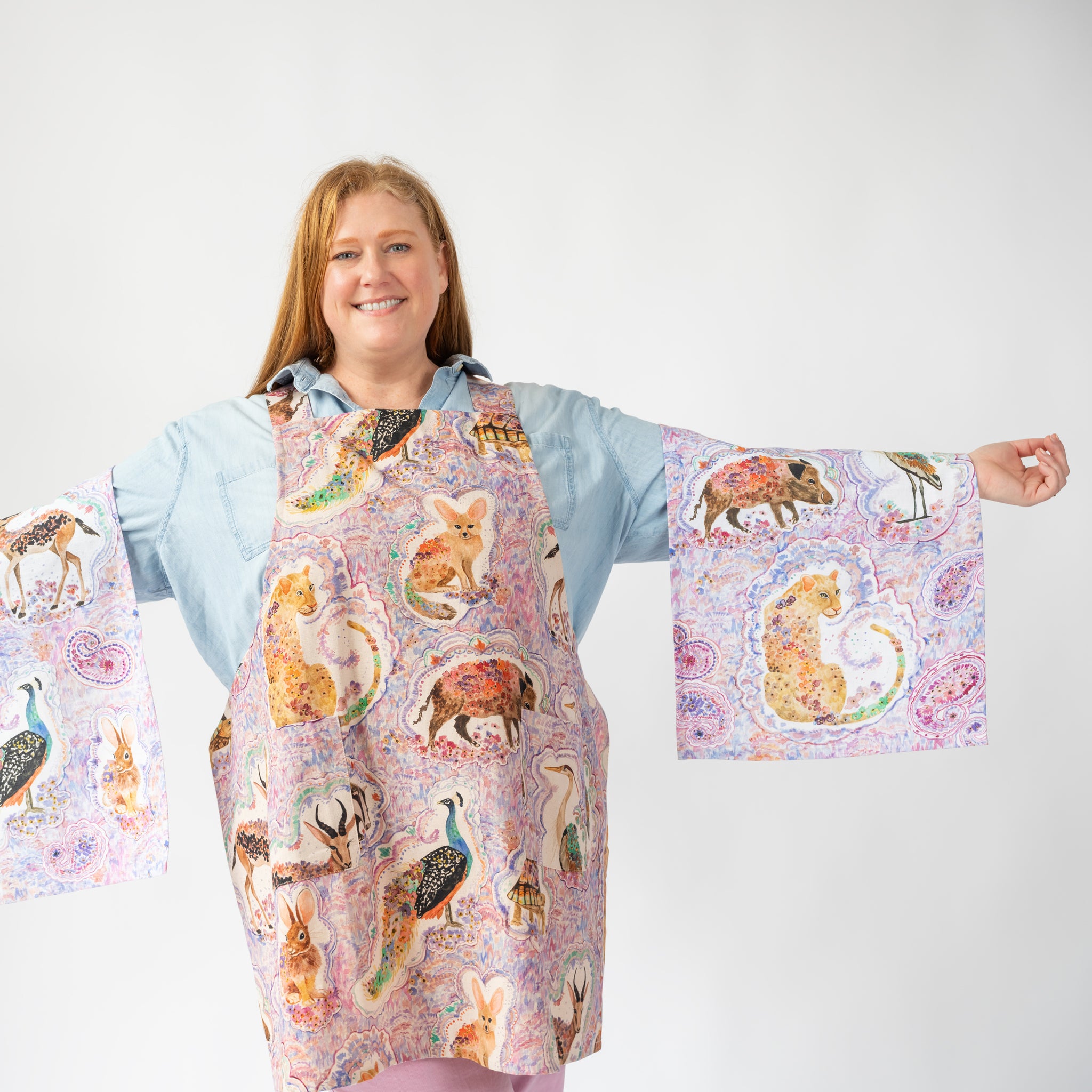 Tea Towel- Menagerie Deux – Betsy St. Clair